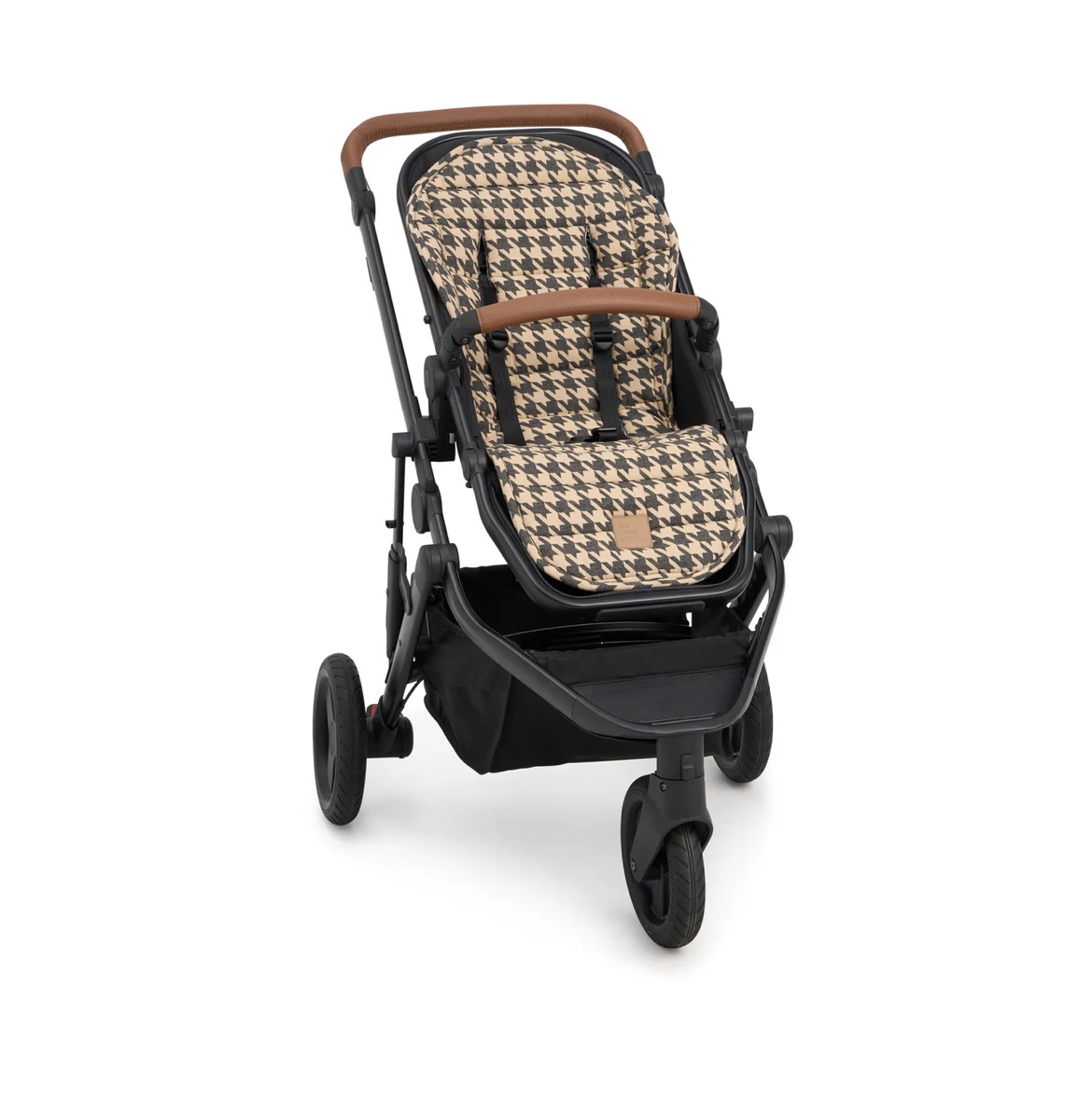 Black Houndstooth Universal Pram Liner