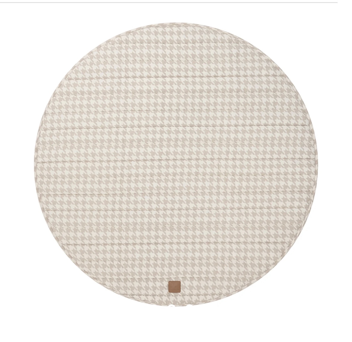 Houndstooth Linen Baby Play Mat