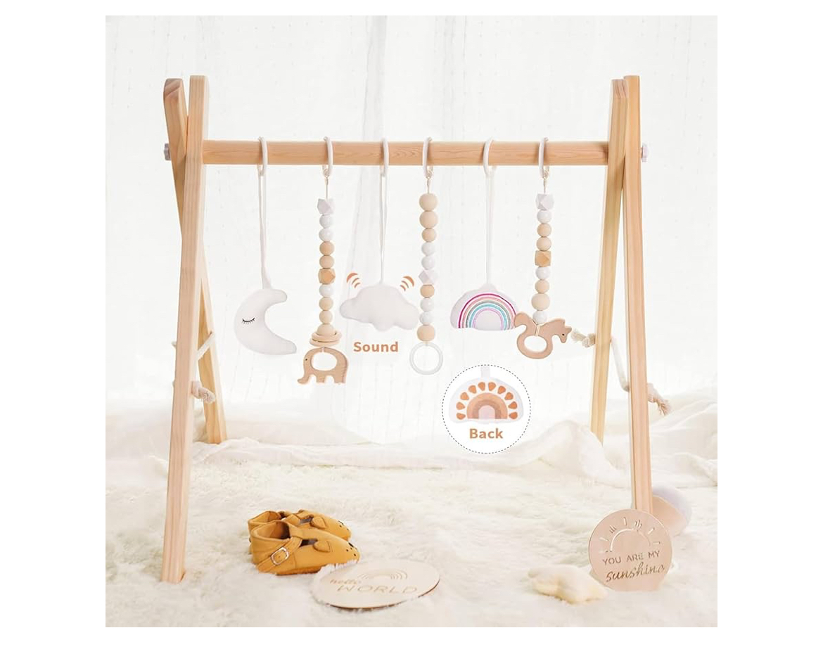 Wooden Baby Play Gym