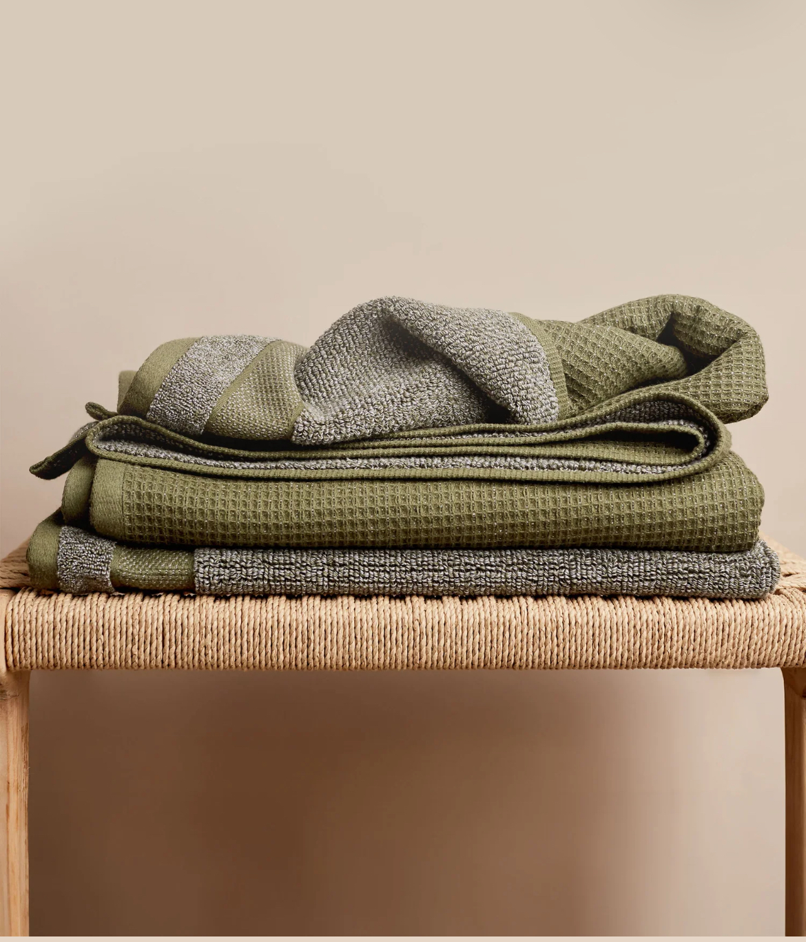2 x Cocoon Towel Bundle - Olive