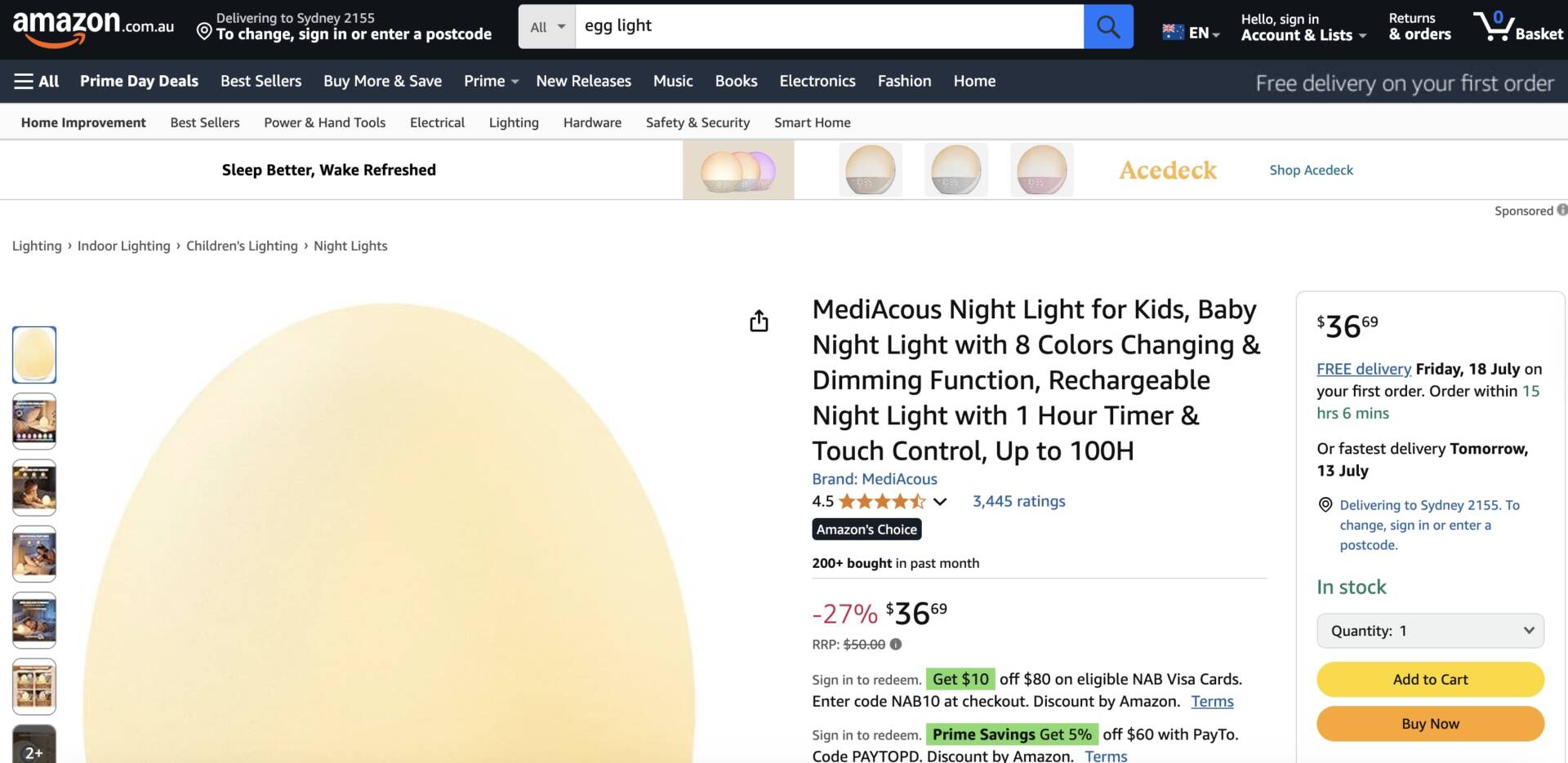 Night light