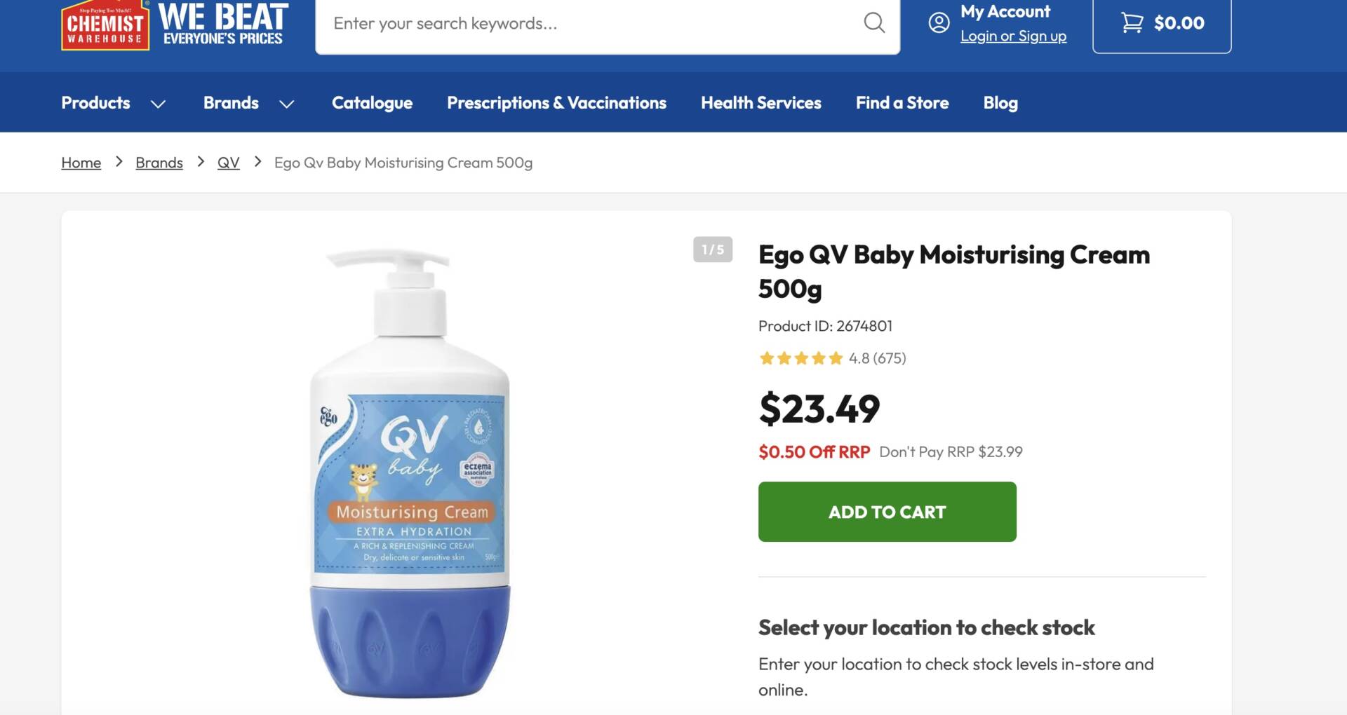 QV Baby Cream