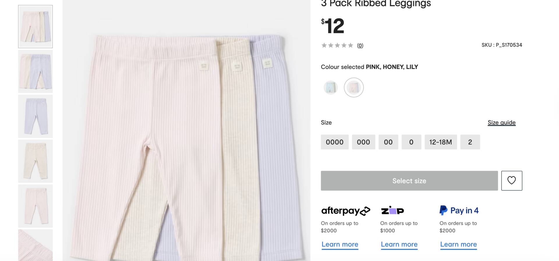 Baby leggings set