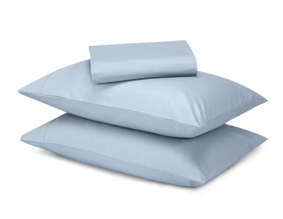 500 Thread Count Australian Grown Cotton Sheet Set - Queen Bed, Blue