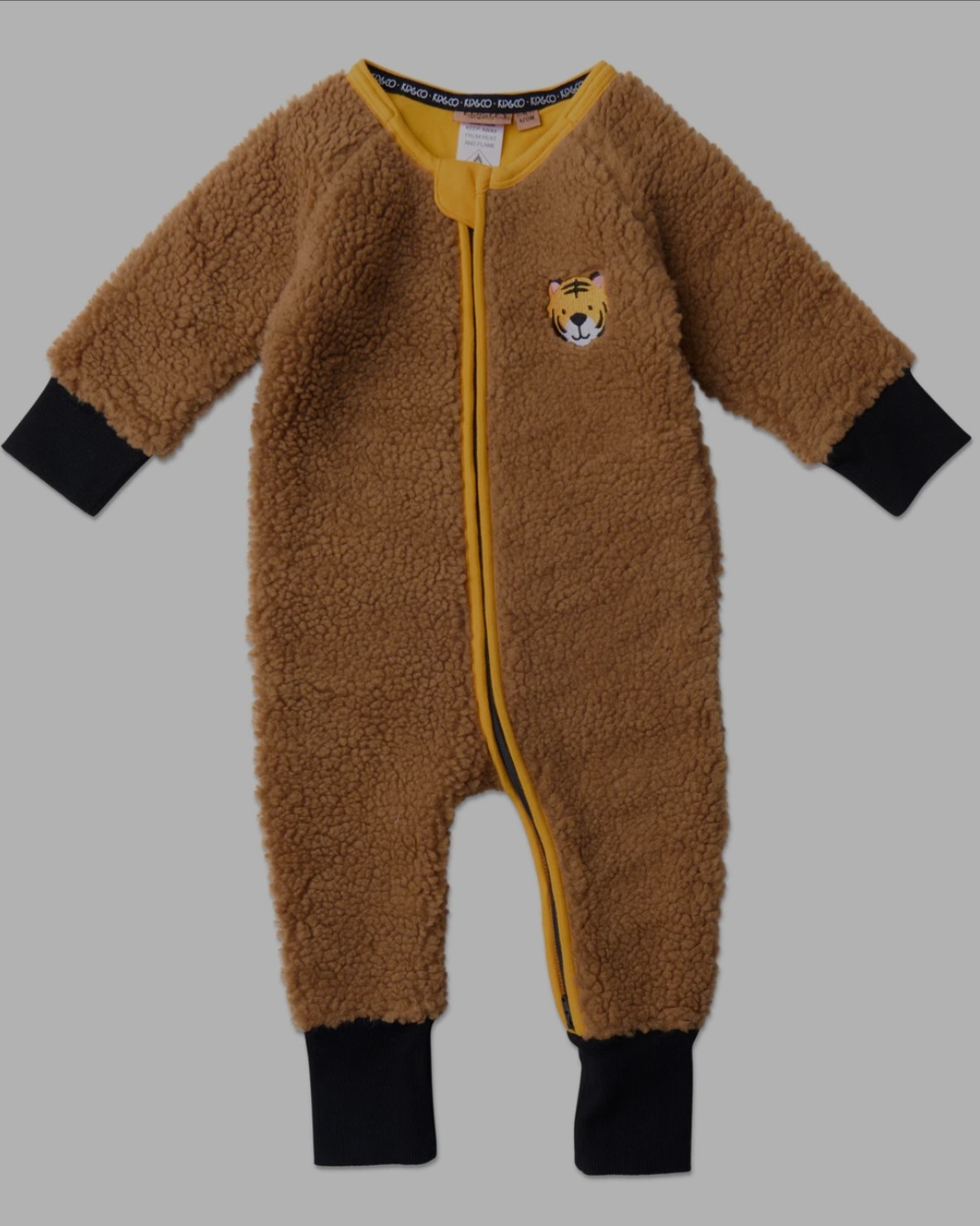 Kip & Co Little Tiger Sherpa Romper