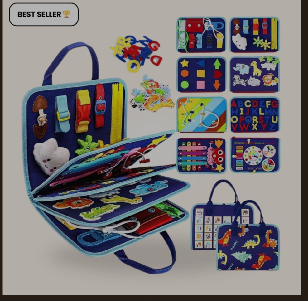 Toddla Montessori Busy Board