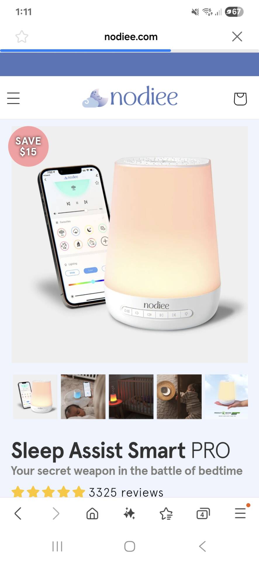 Nodiee  sleep assist smart pro