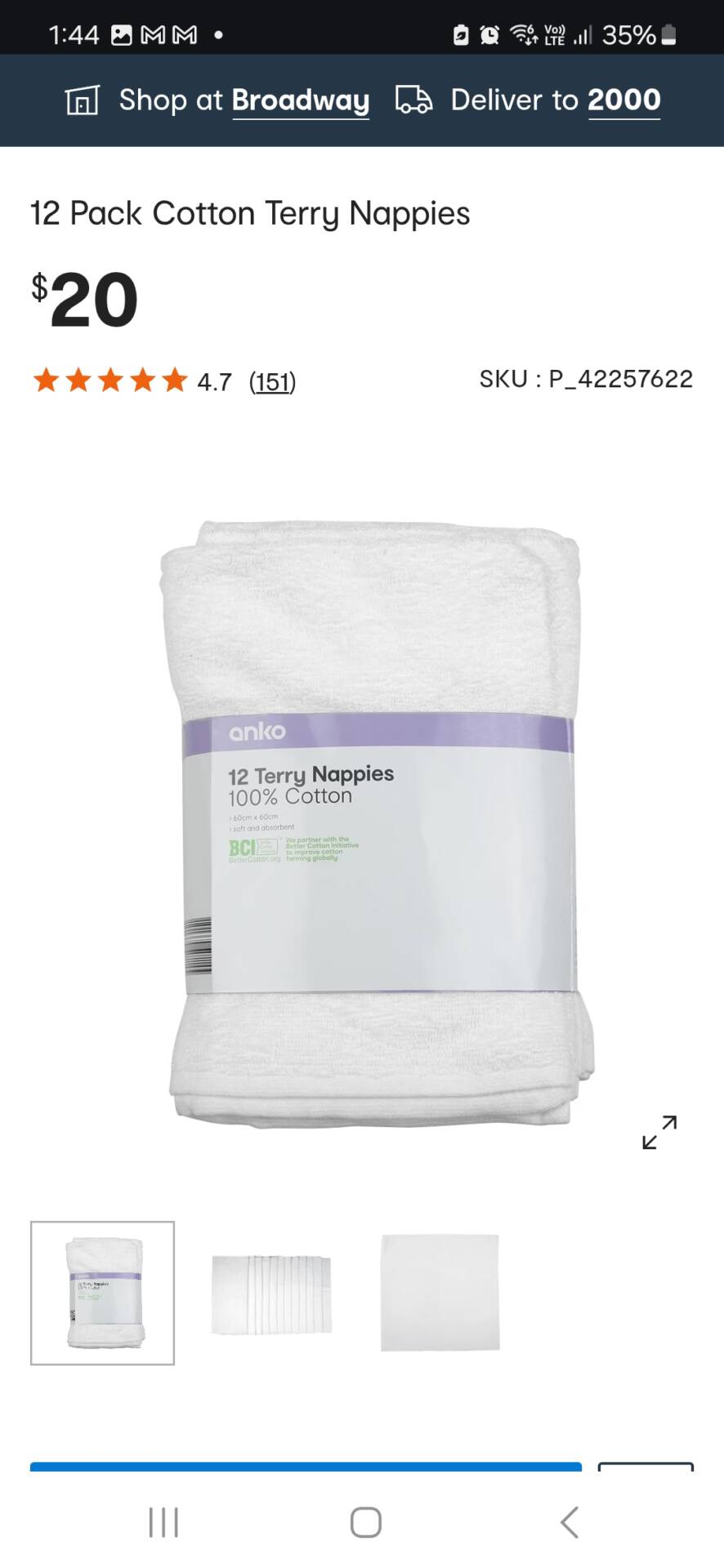 Terry nappy cloths