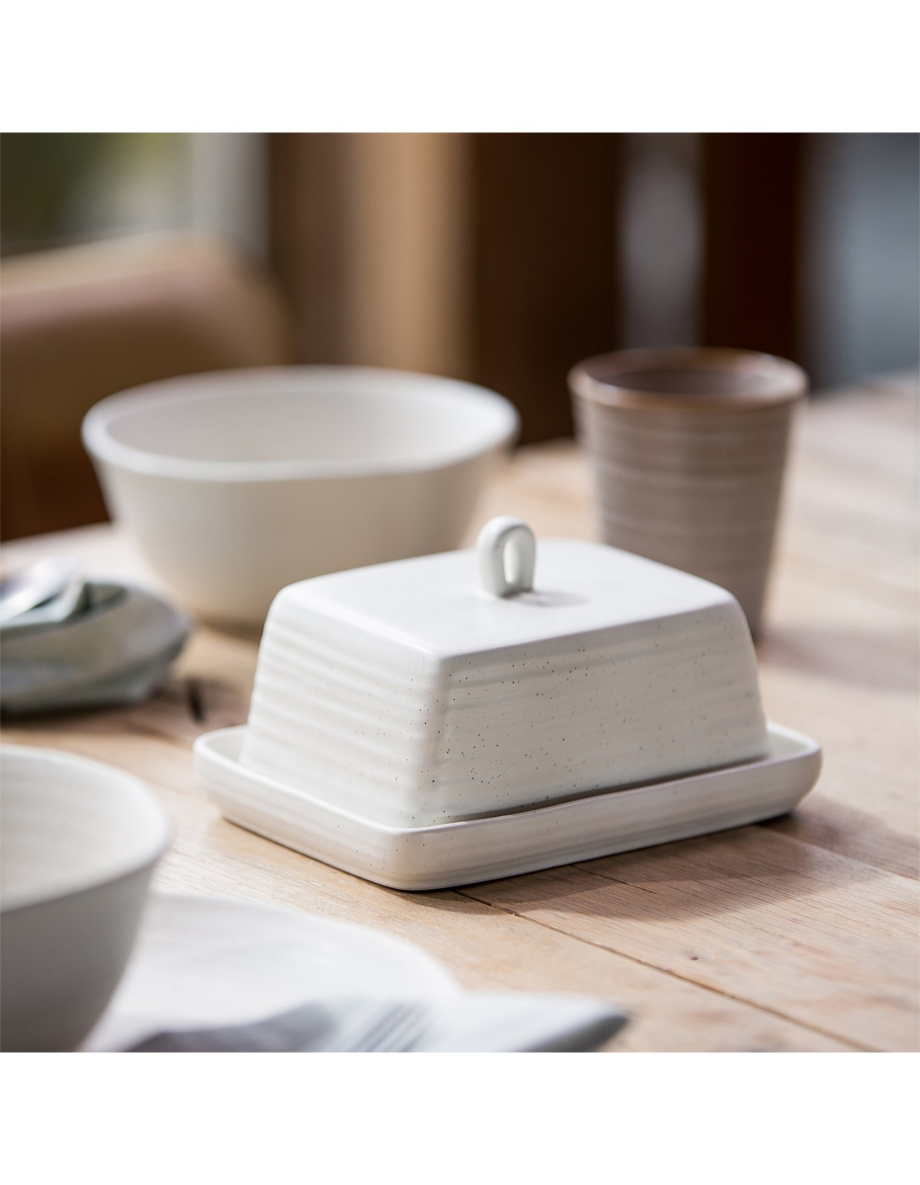 Ottawa Butter Dish&Tray Calico