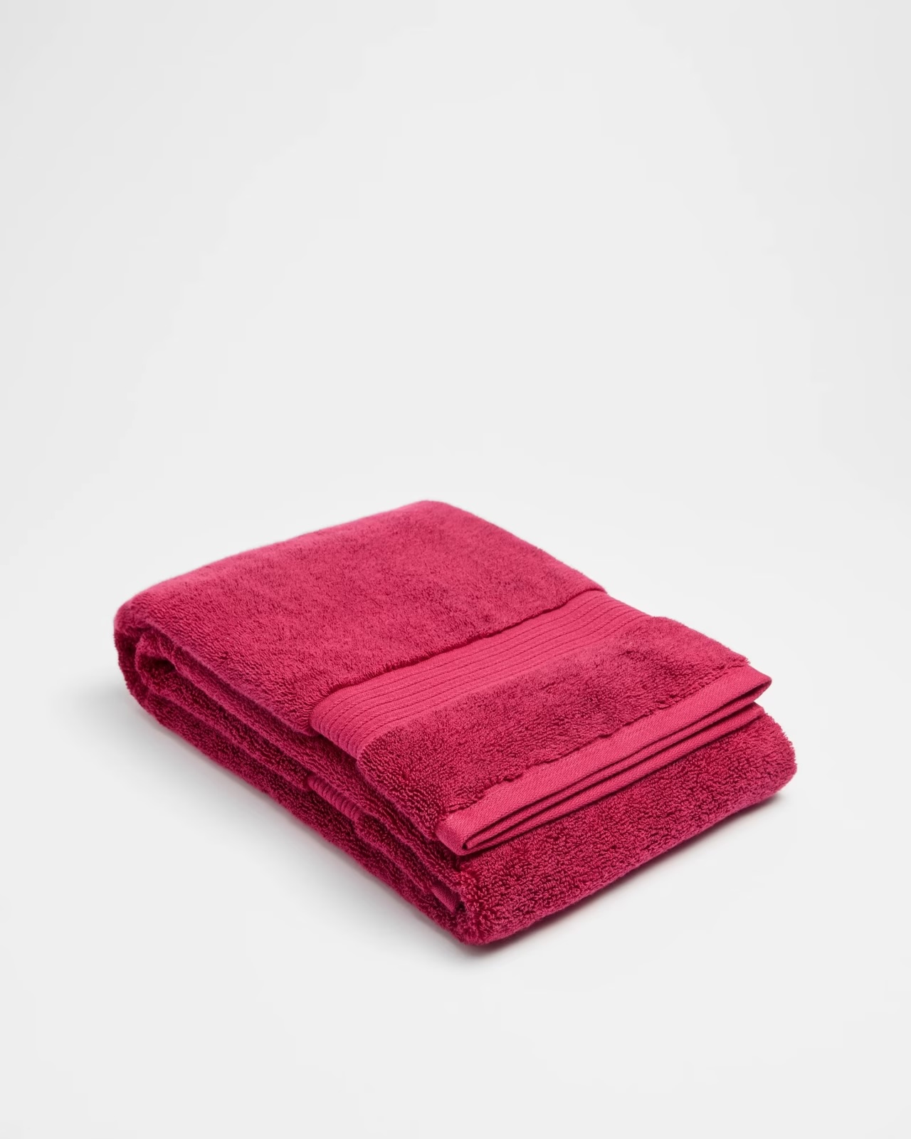 Bath Towel - Raspberry