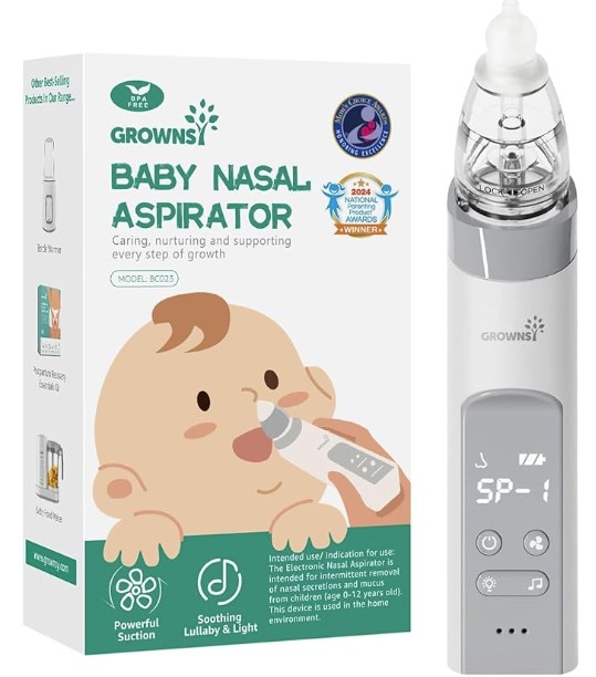 GROWNSY Nasal Aspirator for Baby