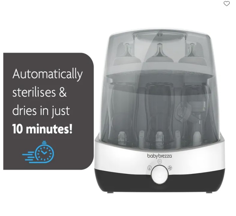 Baby Brezza SuperFast Sterilizer White