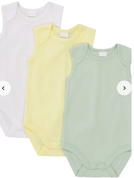 Baby Sleeveless Bodysuit Packs