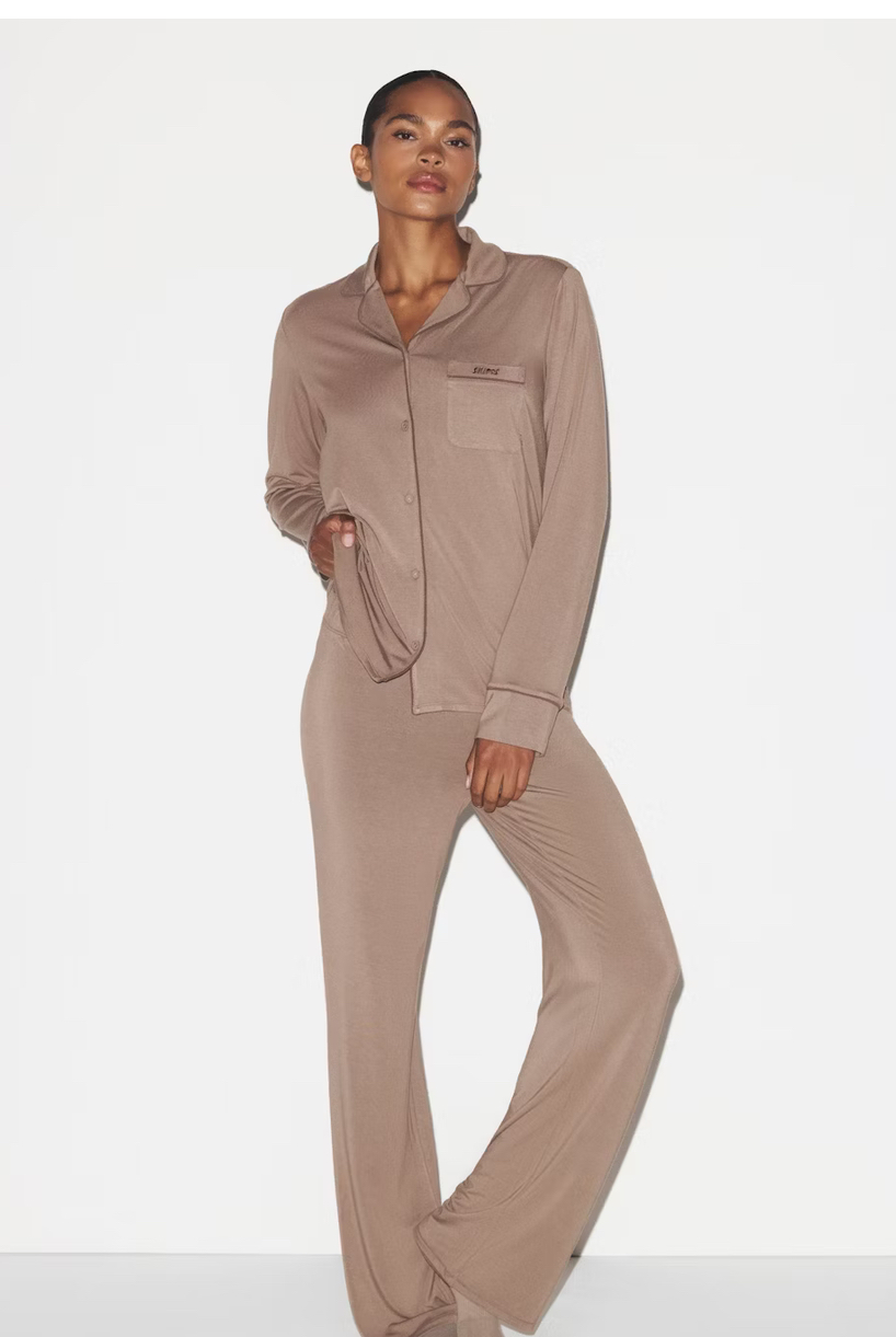 Skims long sleeve pjs