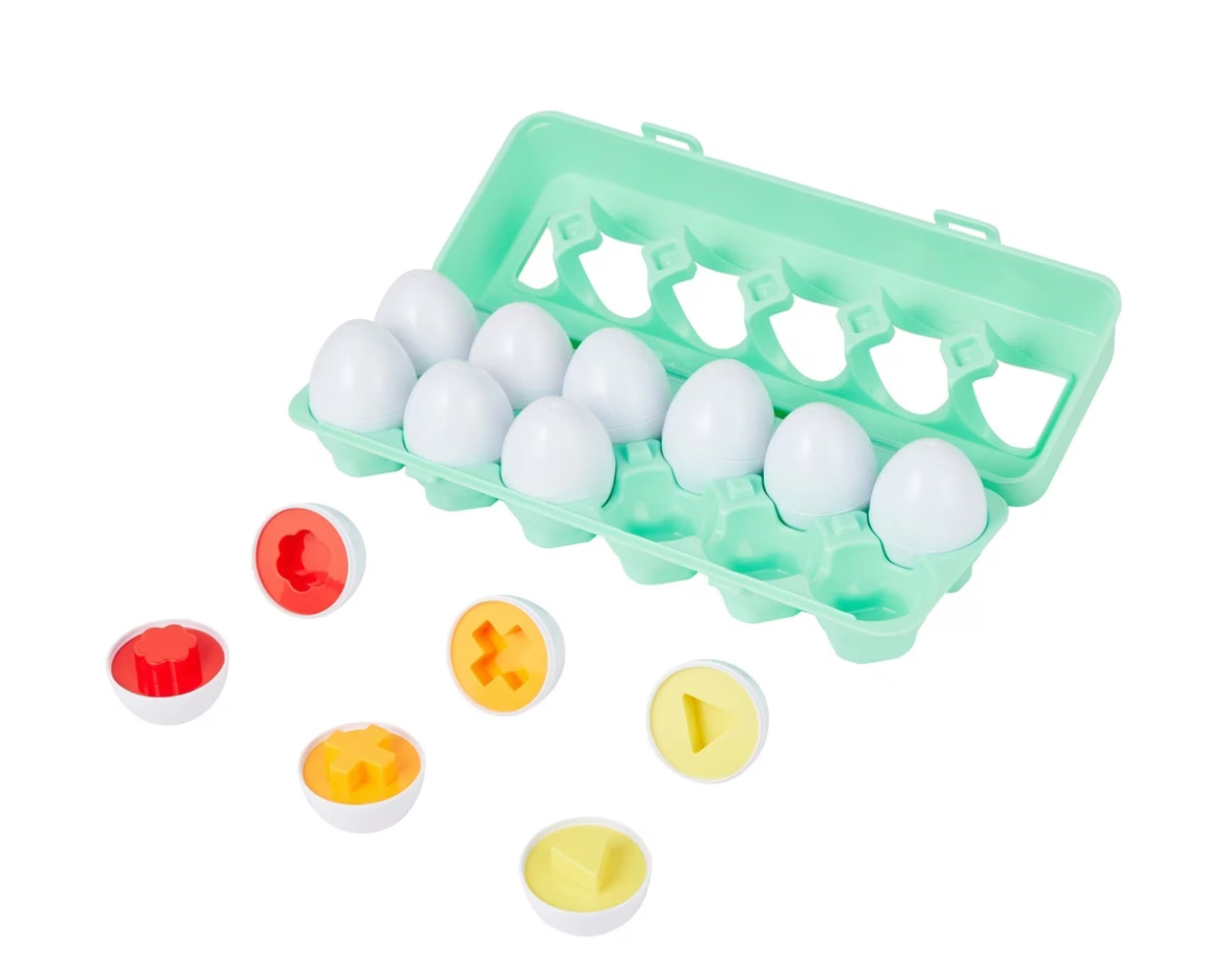 Play and learn matching eggs