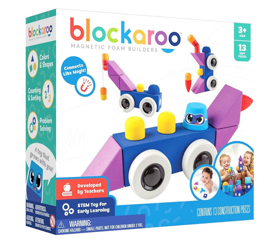 Blockaroo magnetic foam builders