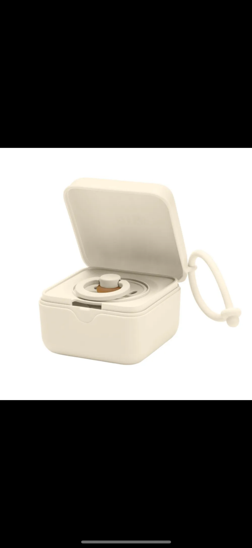 Bibs Pacifier Box - Ivory