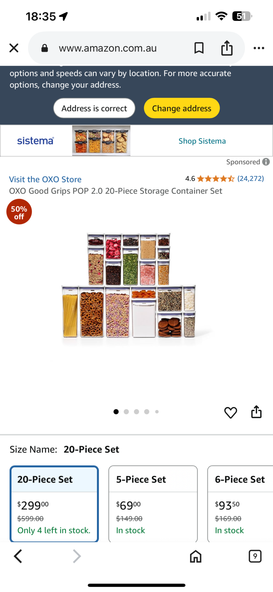 Oxo Container Set