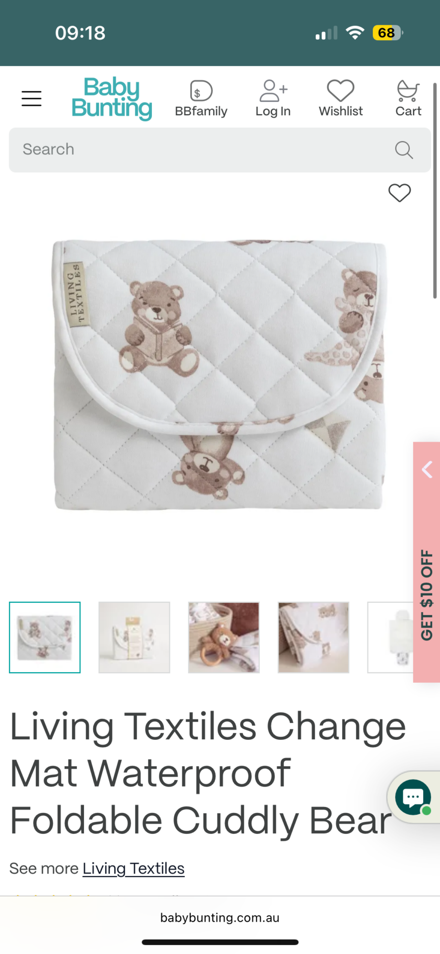 Travel change mat