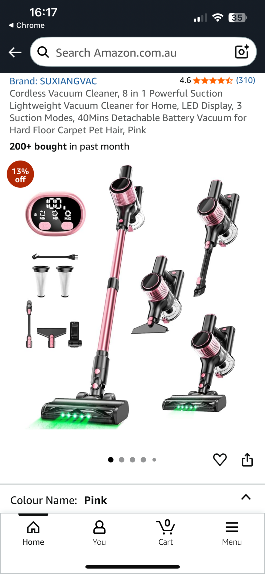 Cordless vacuum