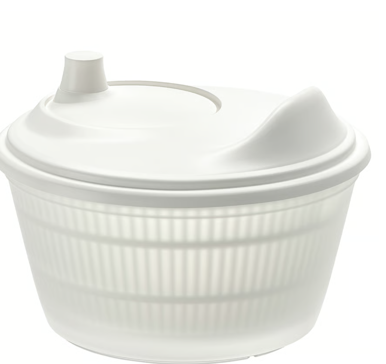 Salad spinner, white
