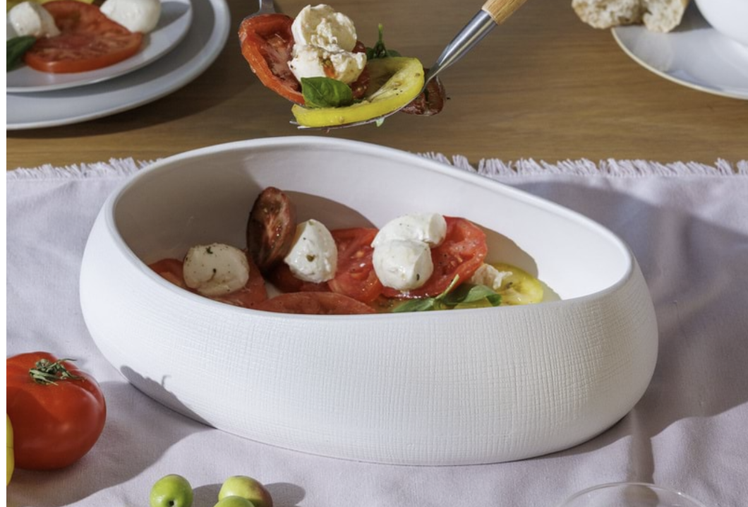 BISQUE Oval Bowl