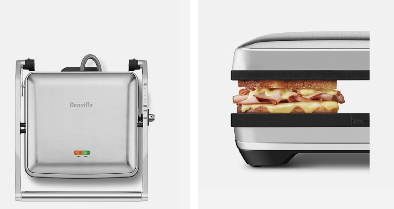 Breville - the Toast & Melt 4 Slice Sandwich Press