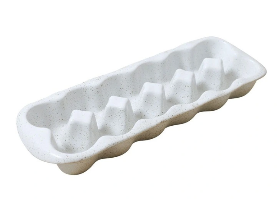 Natural Home Egg Crate 12 Cup in White Speckle