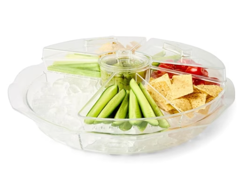 Serving Platter with Ice Tray