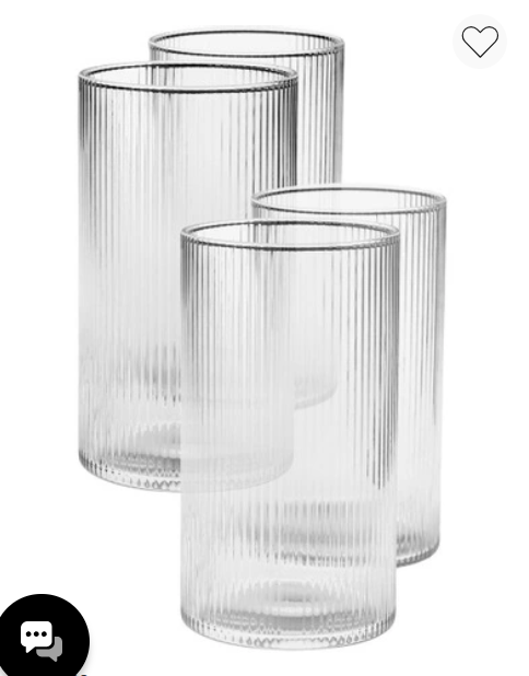 Set of drinking glasses