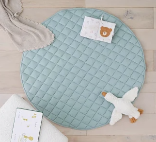 Jersey Cotton Quilted Baby Play Mat