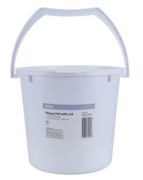 Nappy Pail with Lid