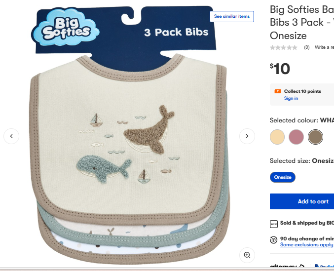 bibs 3 pack x2