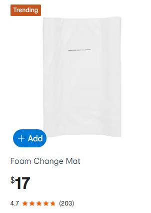 Anko foam Change Mat