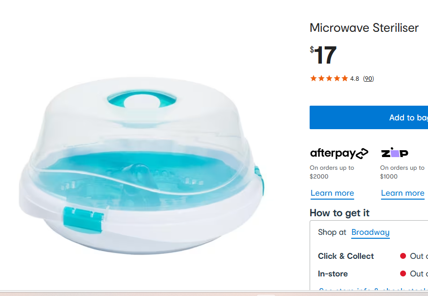 microwave steraliser