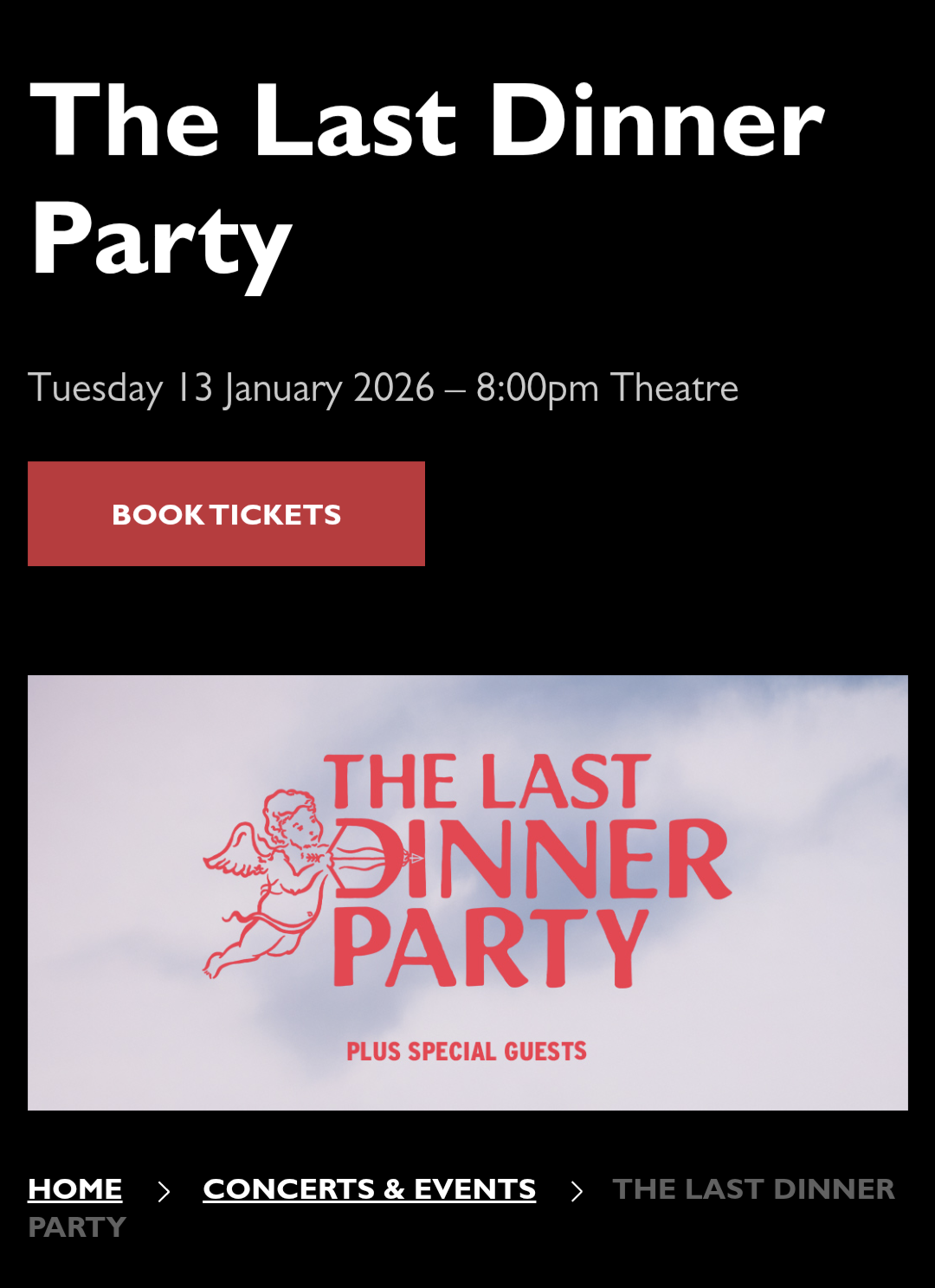 Last dinner Party concert tickets