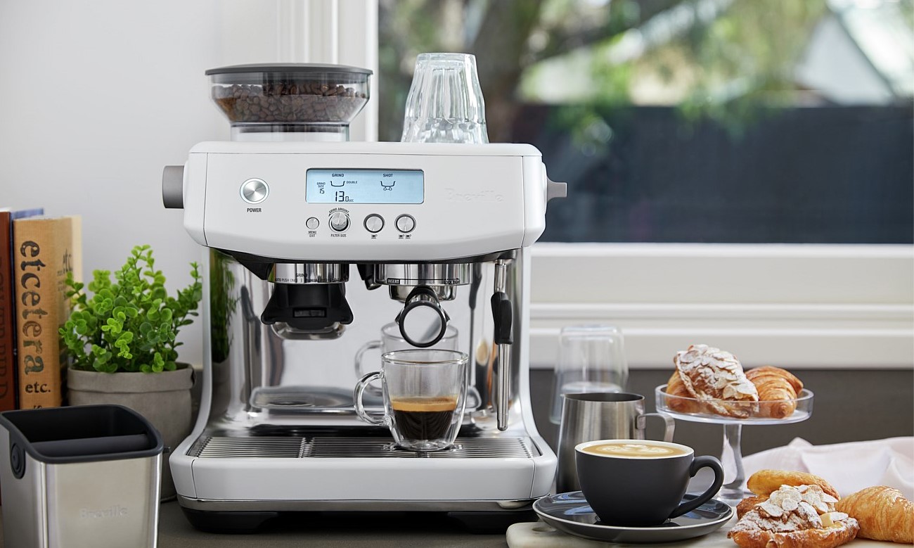 Breville BES878SST the Barista Pro Manual Coffee Machine with Grinder