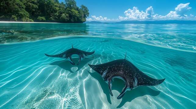 Snorkel with Manta Rays