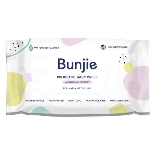 Bunjie Probiotic Baby Wipes | 80 pack