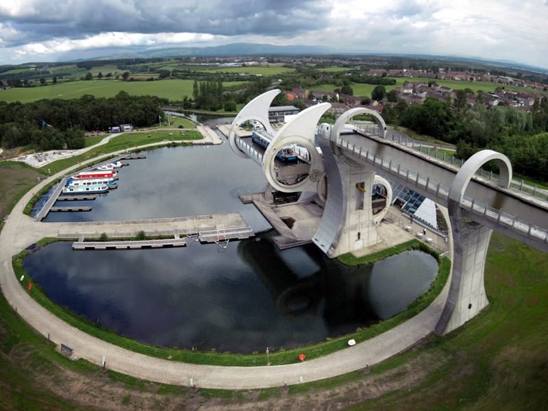 Experience: Falkirk Wheel (bridge and canals)