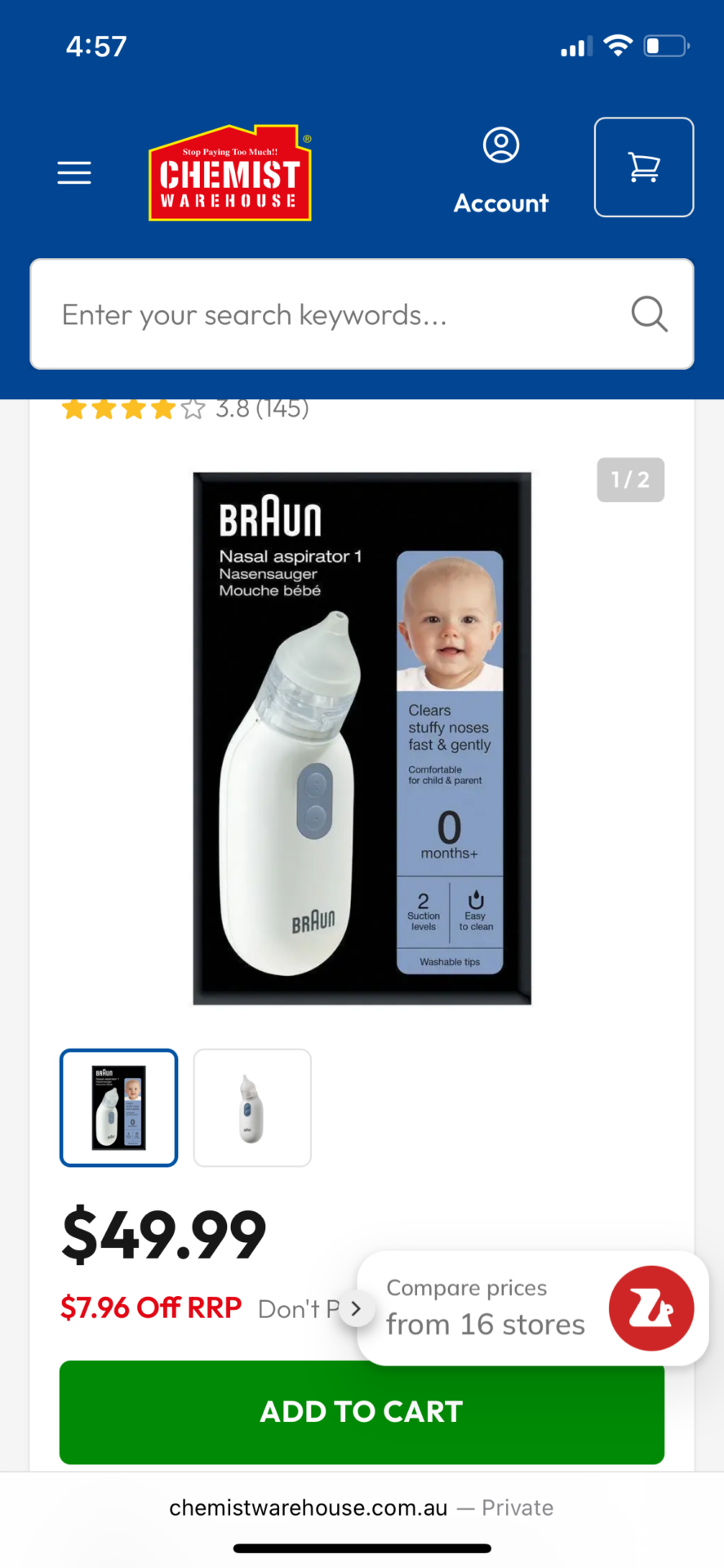 Nasal aspirator