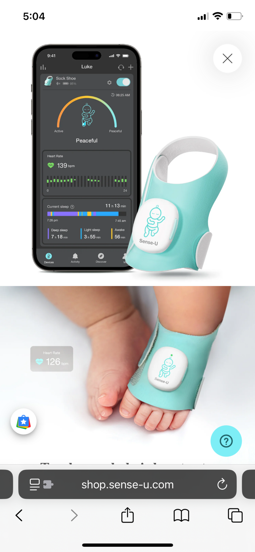 Baby heart monitor