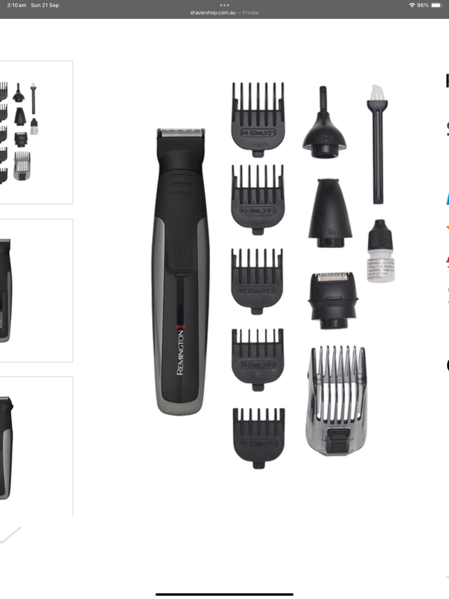 beard trimmer kit