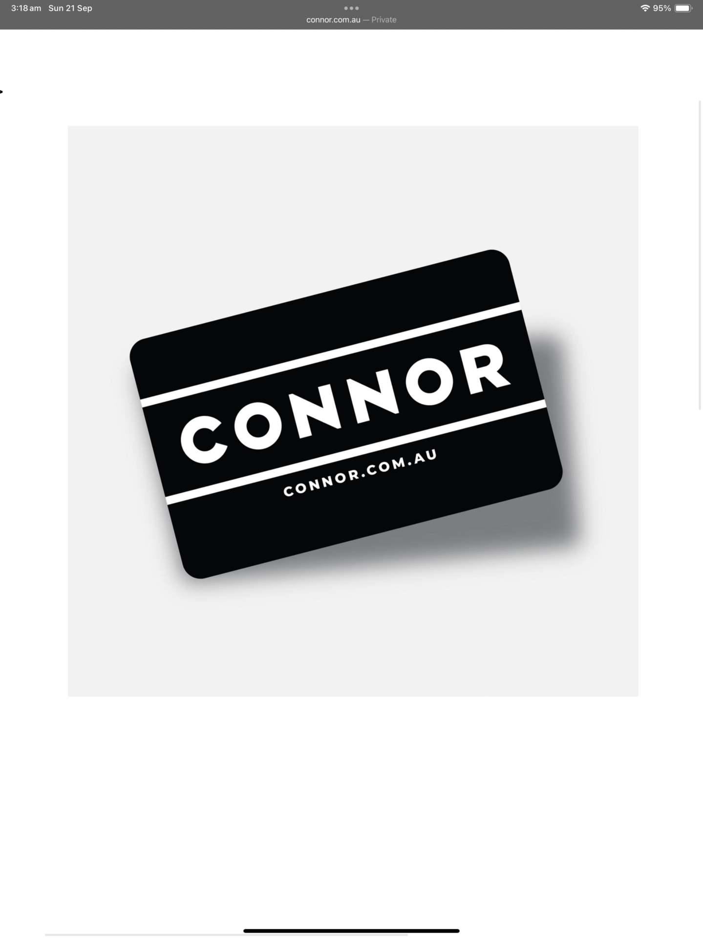 connor gift card