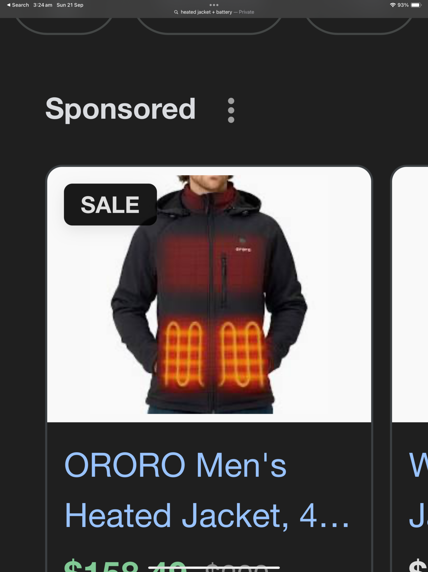 heated jacket + battery