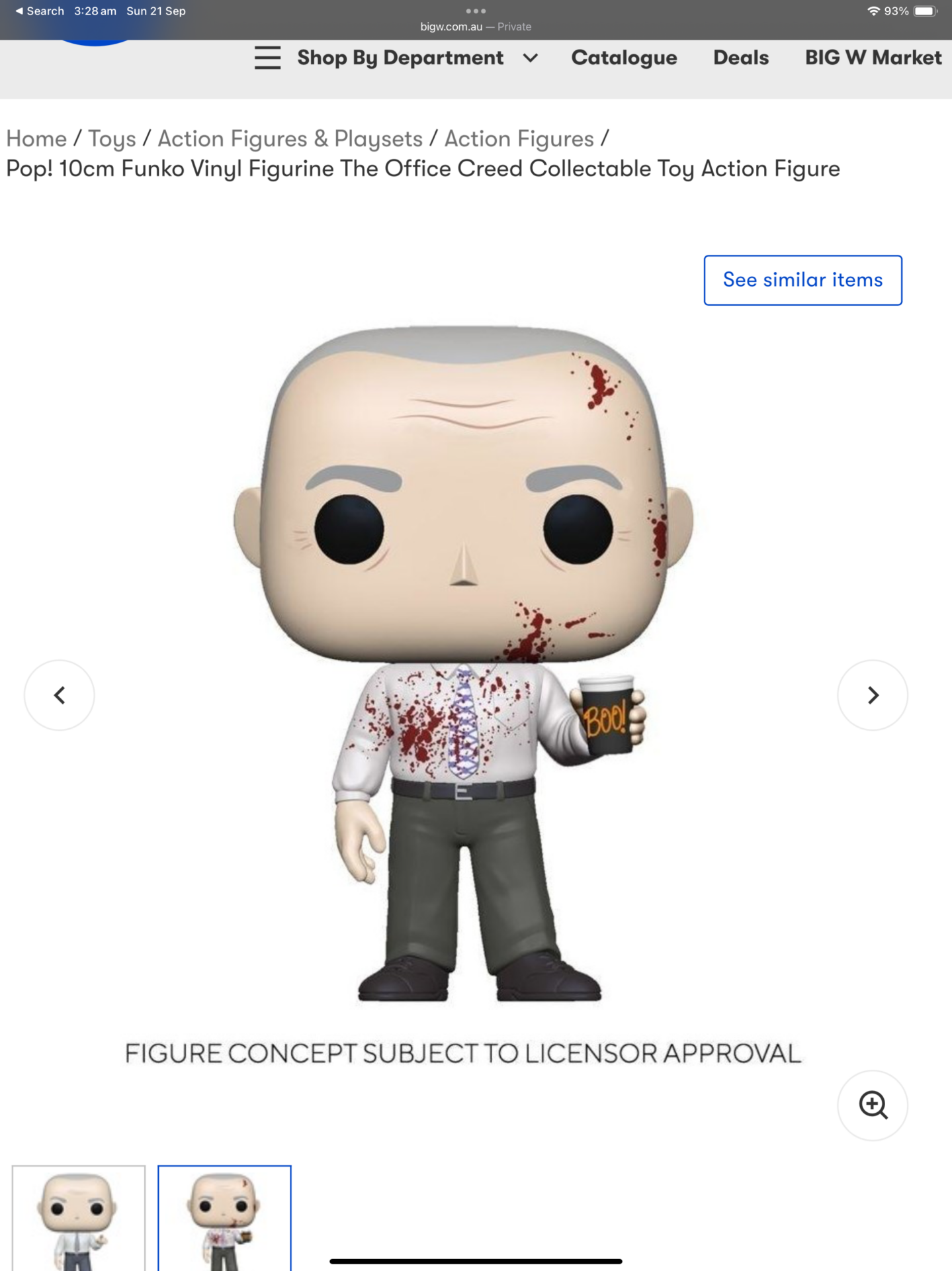 creed bratton pop figure