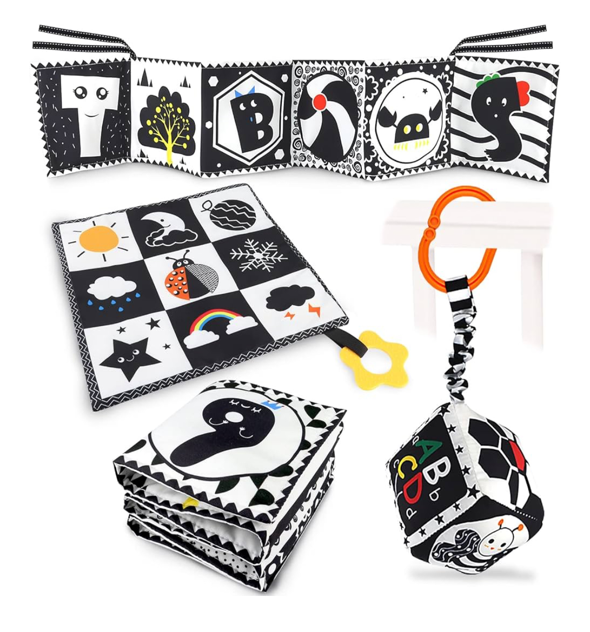 Newborn high contrast toy