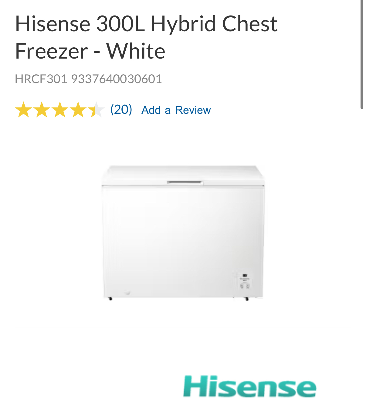 Chest Freezer