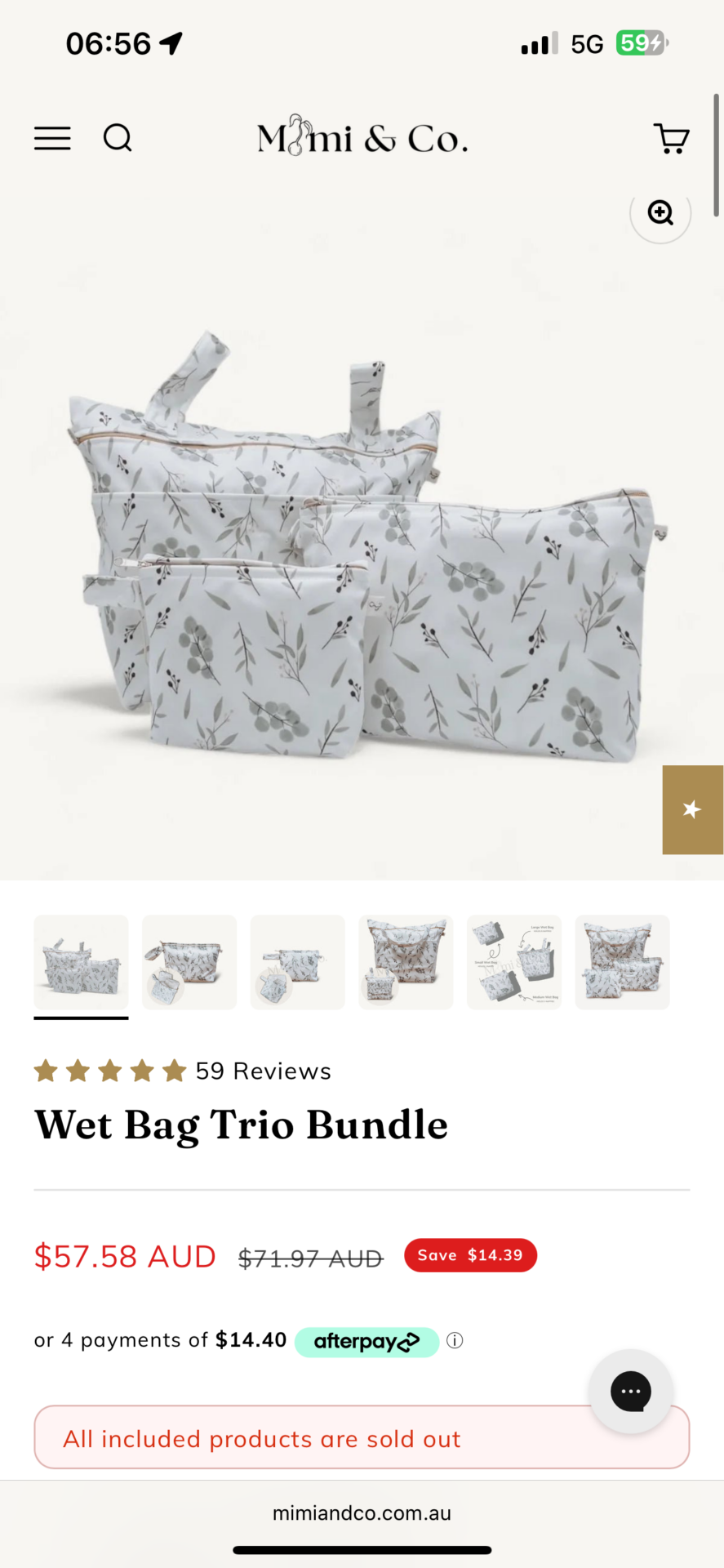 Wet Bag Set