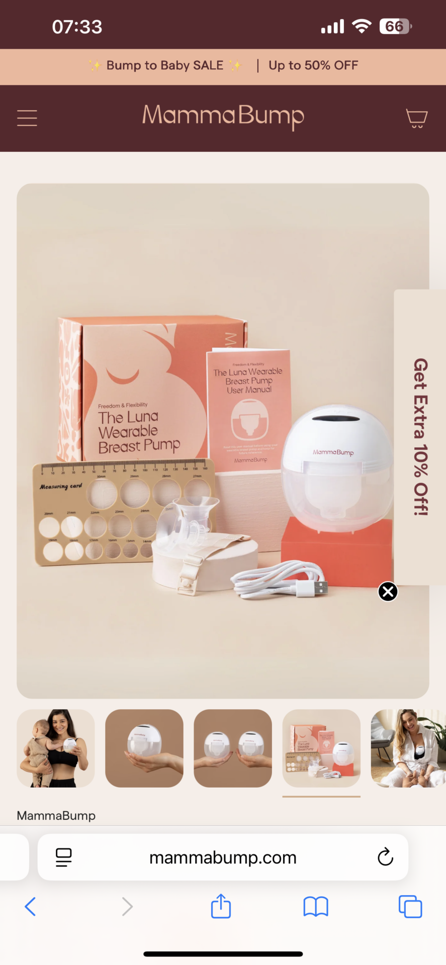 Wearable Breast Pump